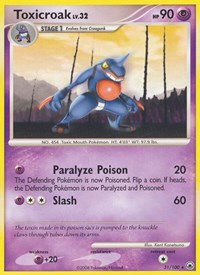 Toxicroak 31/100 · Reverse Holo