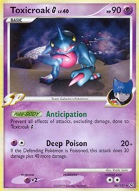 Toxicroak G 40/127 · Reverse Holo