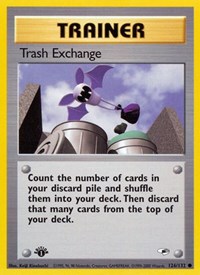 Trash Exchange 126/132 Gym Heroes 1st Edition Pokémon card