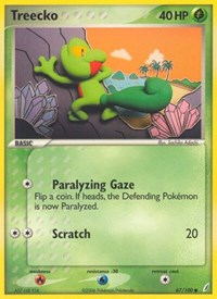 Treecko 67/100 · Reverse Holo