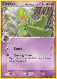 Treecko (Delta Species) 68/100 · Reverse Holo