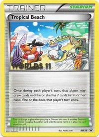Tropical Beach (Worlds 11) BW28 Black and White Promos Pokémon card
