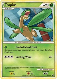 Tropius 22/90 · Reverse Holo