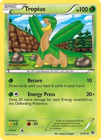 Tropius 5/101 · Reverse Holo