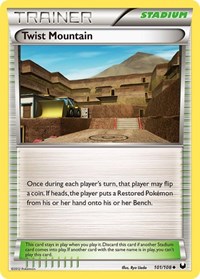 Twist Mountain 101/108 Dark Explorers Reverse Holo Pokémon card