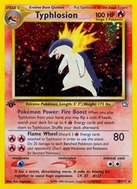 Typhlosion 018/111 · 1st Edition