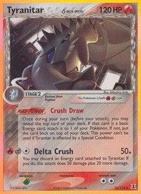 Tyranitar (Delta Species) 16/113 · Reverse Holo