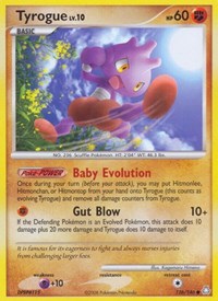 Tyrogue 126/146 · Reverse Holo