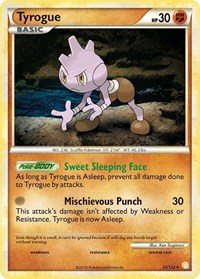 Tyrogue 33/123 · Reverse Holo