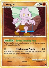 Tyrogue 36/95 · Reverse Holo
