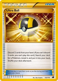 Ultra Ball 122/116 Plasma Freeze Pokémon card