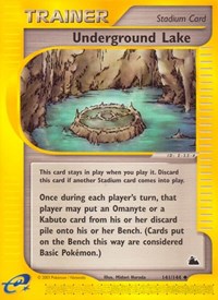 Underground Lake 141/144 Skyridge Pokémon card