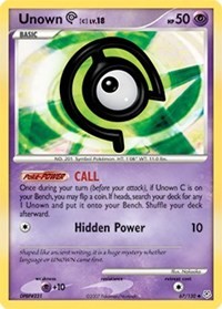 Unown [C] 67/130 · Reverse Holo