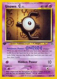 Unown [E] 67/75 · 1st Edition