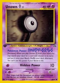 Unown [I] 68/75 · 1st Edition