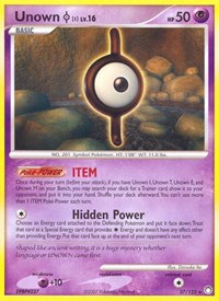 Unown [I] 37/123 · Reverse Holo