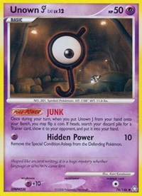 Unown (J) 76/146 · Reverse Holo