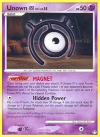 Unown [M] 66/123 · Reverse Holo