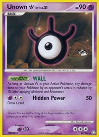 Unown (W) 80/146 · Reverse Holo