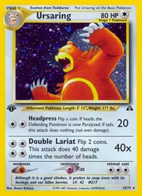 Ursaring 15/75 · 1st Edition