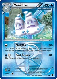 Vanilluxe (Team Plasma) 29/116 · Reverse Holo