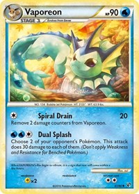 Vaporeon 41/90 · Reverse Holo