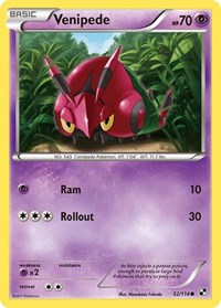 Venipede 52/114 · Reverse Holo