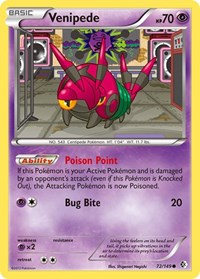 Venipede 72/149 · Reverse Holo