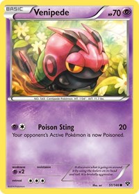 Venipede 51/146 · Reverse Holo