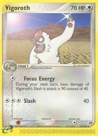 Vigoroth 52/100 · Reverse Holo