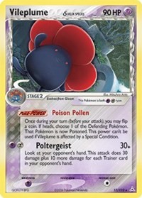 Vileplume (Delta Species) 17/110 · Reverse Holo