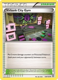 Virbank City Gym 126/135 Plasma Storm Reverse Holo Pokémon card