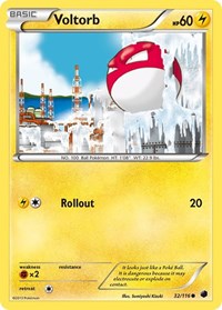 Voltorb 32/116 · Reverse Holo