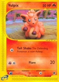 Vulpix 136/165 · Reverse Holo