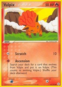 Vulpix 81/101 · Reverse Holo