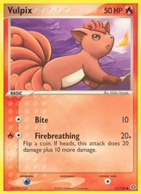 Vulpix 72/106 · Reverse Holo