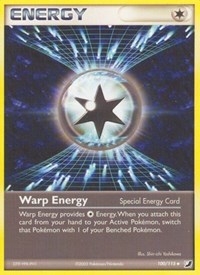 Warp Energy 100/115 EX Unseen Forces Reverse Holo Pokémon card