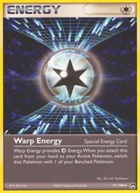 Warp Energy 91/108 EX Power Keepers Reverse Holo Pokémon card