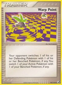 Warp Point 93/115 EX Unseen Forces Reverse Holo Pokémon card