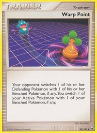 Warp Point 88/100 Majestic Dawn Pokémon card