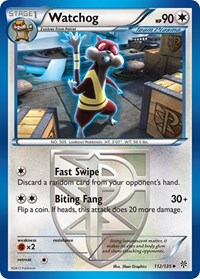 Watchog (Team Plasma) 112/135 · Reverse Holo