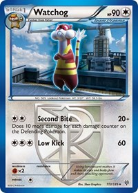 Watchog (Team Plasma) 113/135 · Reverse Holo