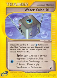 Water Cube 01 140/147 Aquapolis Reverse Holo Pokémon card