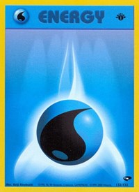Water Energy 132/132 Gym Challenge Pokémon card