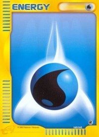 Water Energy 165/165 Expedition Pokémon card