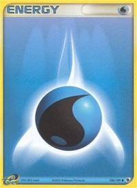 Water Energy 106/109 EX Ruby and Sapphire Reverse Holo Pokémon card