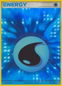 Water Energy 105/108 EX Power Keepers Pokémon card