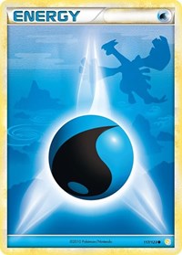 Water Energy 117/123 HeartGold SoulSilver Pokémon card