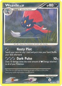 Weavile 40/130 · Reverse Holo