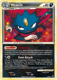 Weavile 25/90